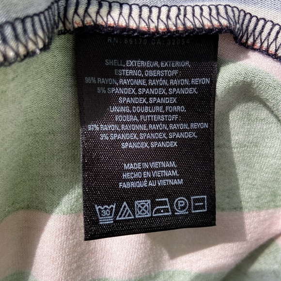 Anthropologie Maeve Davina Dress in Multicolor Stripes Women's Size XS - Picture 6 of 9